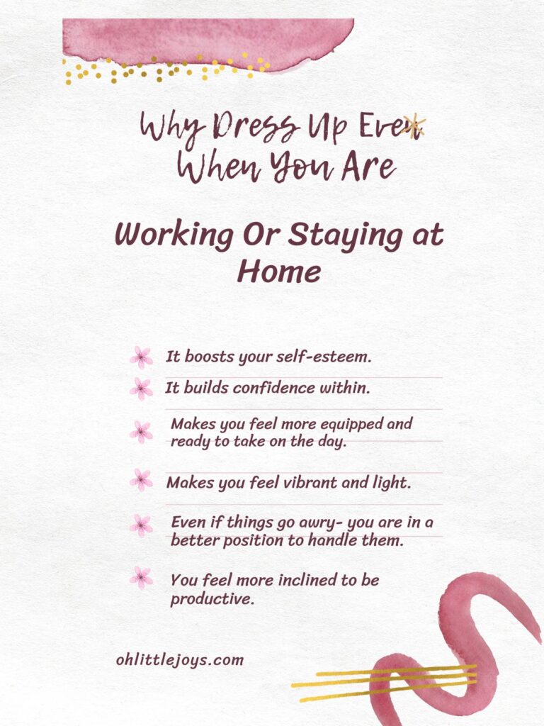 Why Dressing Up Even When You Work from Home is Important