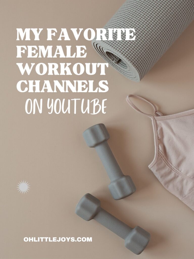 My Favorite Female Workout Channels on YouTube (Free and Optional Paid Subscriptions)